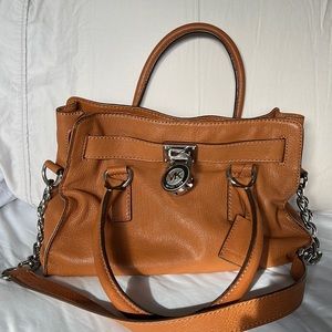 Michael Kors bag, Cognac leather.  Like new.